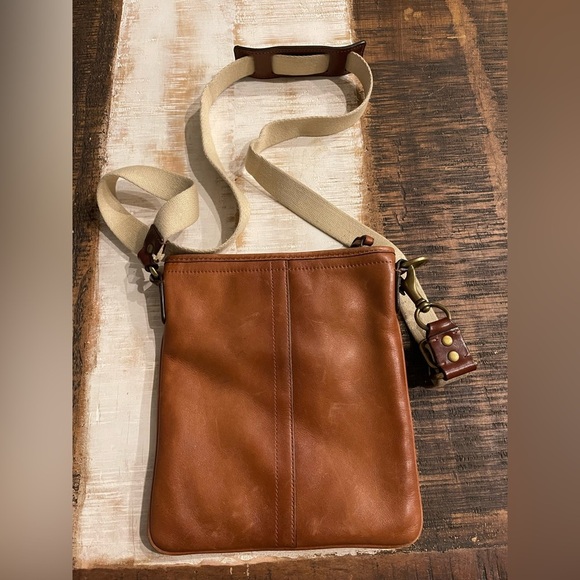Coach Brown Leather Crossbody Bag | Classic Vintage Style | Adjustable Strap - Picture 4 of 7